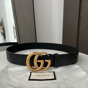 Gucci GG Marmont Wide Belt size 85
